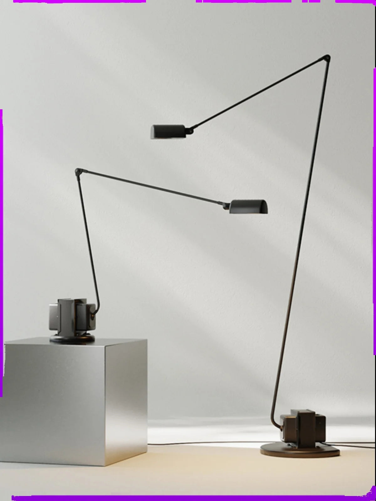 LumiGlow | Moderne Dimbare LED Tafellamp & Vloerlamp - vloerlampen - sfeerbeeld