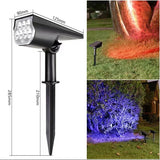 SOLARFORCE 7LED Verstelbare Solar Spotlight
