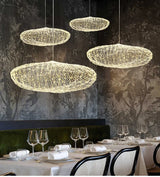 Deense Designer IJzeren Mesh Wolk Hanglamp