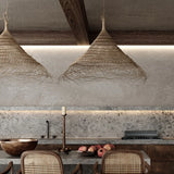 “RattanAura Wabi-Sabi Hanglamp” – Japanse LED Pendel Lamp met Ratten-Design