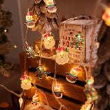 LumiKerst LED Kerstverlichting met Sneeuwman, Kerstboom & Kerstman