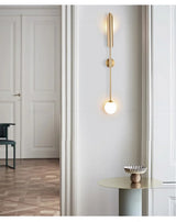 LustraVogue Aura – Luxe Moderne Wandlamp met Glazen Kap