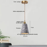TerraLume LED Hanglamp – Moderne Terrazzo & Koper Designlamp