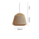 BonLumi Naturé – Retro Bonbon Hanglamp van Henneptouw en Rotan