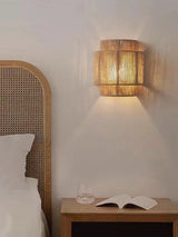 MORI GLOW Handgemaakte Hennep Touw Wandlamp