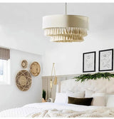 SabiGlow – Boheemse Wabi Sabi Stoffen Hanglamp