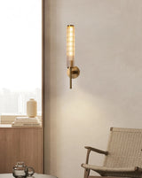 Moderne Luxe Gouden Wandlamp met Helder Glazen Kap