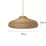 Bohemian Wicker Pendant Light