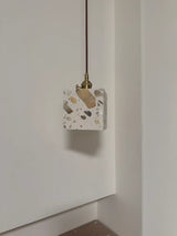 TerraLume LED Hanglamp – Moderne Terrazzo & Koper Designlamp