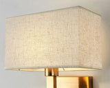 Moderne Wandlamp met Stoffen Kap