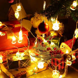 LumiKerst LED Kerstverlichting met Sneeuwman, Kerstboom & Kerstman