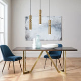 Luxe Aurea Gouden Hanglamp – Elegante Minimalistische LED Plafondlamp