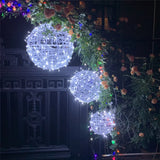 Kerst LED Rotanbal Slinger – Warme Feestverlichting & Buiten Fairy Garden Kerstverlichting