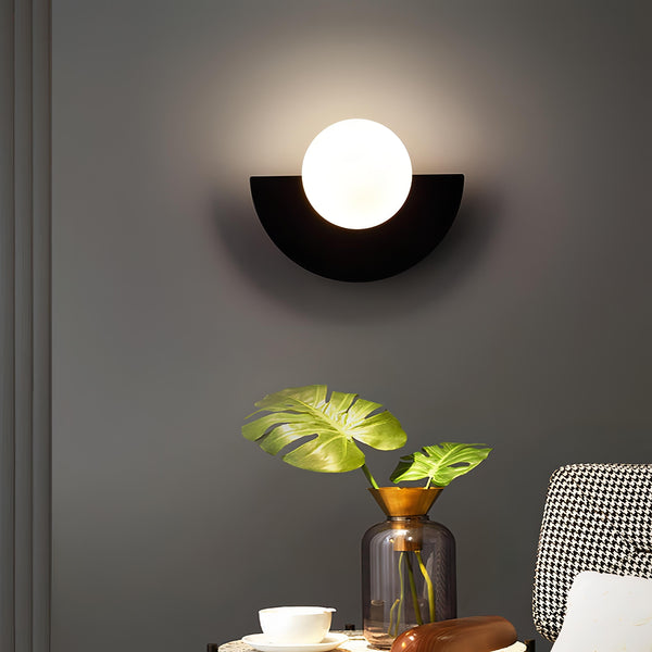 Everest - Noordse Halfronde Wandlamp - wandlampen - sfeerbeeld