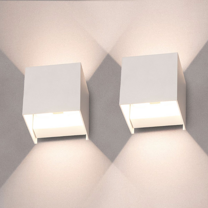 Cubelights | Led Wandlampen | 2 Stuks - wandlampen - sfeerbeeld