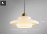 Witte Glazen Hanglamp