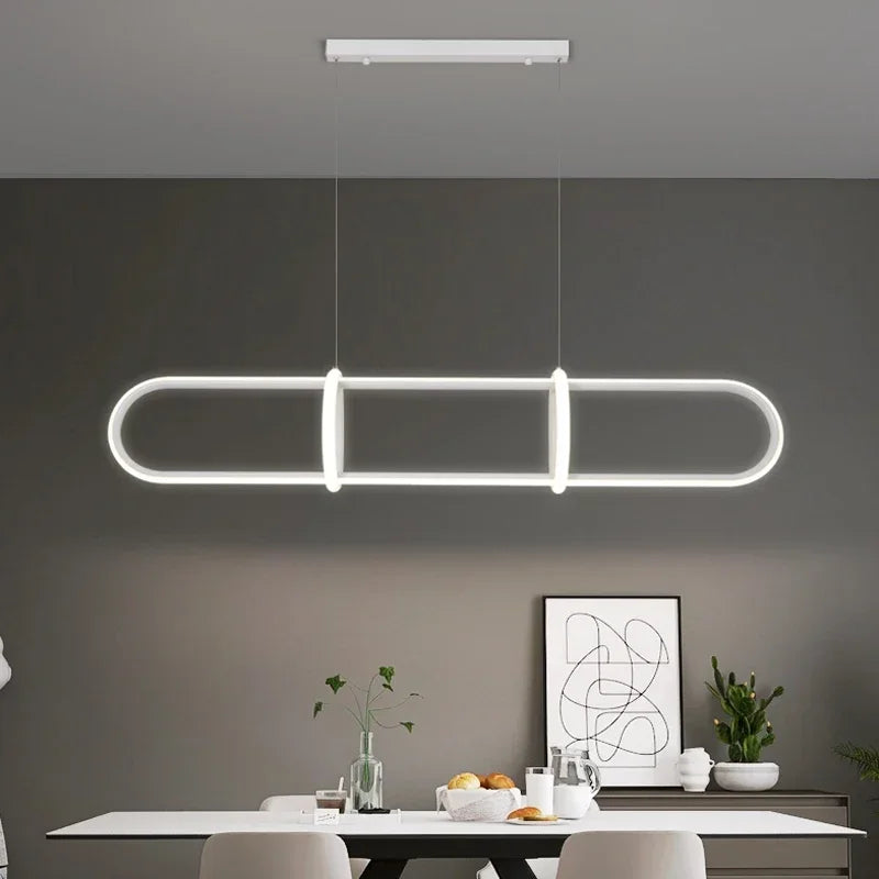Moderne LED Hanglamp - Stijlvolle Hanglamp voor Woonkamers, Slaapkamers & Hotel - hanglampen - sfeerbeeld