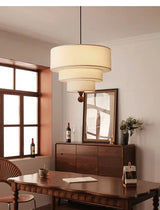 Boho Green Fabric Hanglamp