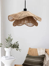WabiRope Aura: Scandinavische Wabi Sabi Hennep Touw Hanglamp