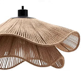 WabiRope Aura: Scandinavische Wabi Sabi Hennep Touw Hanglamp