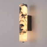 Marbella Lux Sconce – Natuurlijke Zwarte Marmeren Wandlamp in Italiaans Design voor Slaapkamer &a Woonkamer
