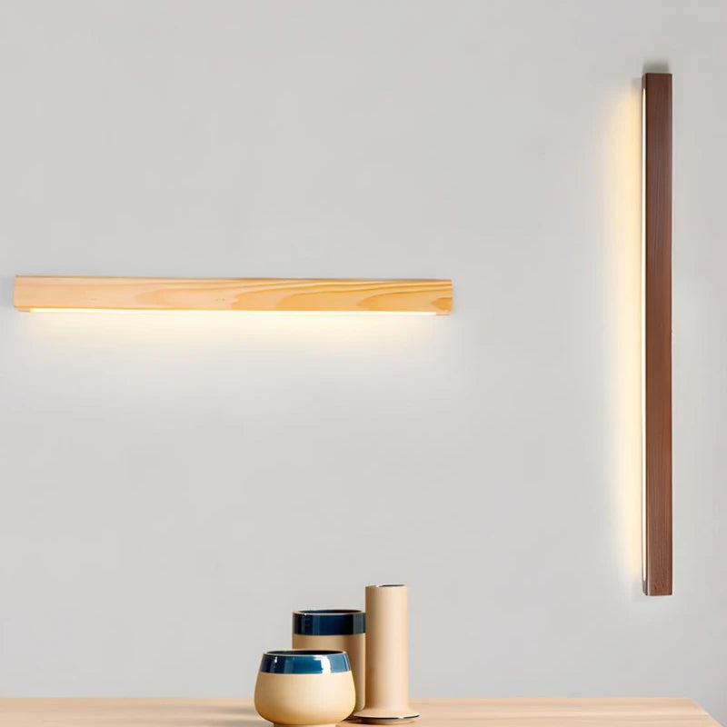 ZenLuma Japanse Houten Wandlamp - wandlamp
