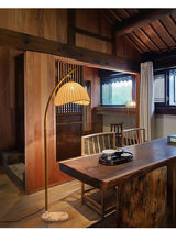 ZenGlow Wabi-Sabi LED Vloerlamp – Scandinavisch Minimalisme & Japans Design voor een Rustgevende Sfeer