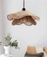 WabiRope Aura: Scandinavische Wabi Sabi Hennep Touw Hanglamp