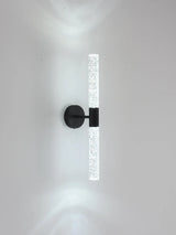 LumiGlas – Luxe LED Wandlamp met Kristal Bubbelstaaf