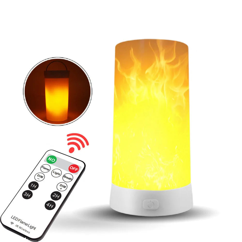 FLAMO USB Oplaadbare LED Vlamlamp - tafellampen