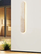 StoneGlow Recta – Moderne Wandlamp van Natuursteen