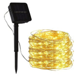 SolarLeaf Sfeerverlichting – Zonnelamp Slinger met Kunstbloemen & Bladeren