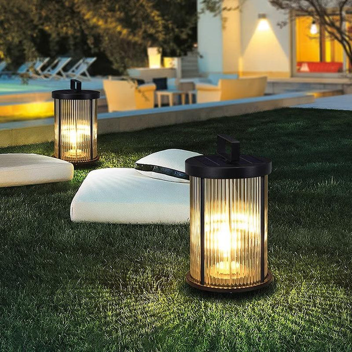 Kristal Glazen Buitenlamp - buitenverlichting - sfeerbeeld