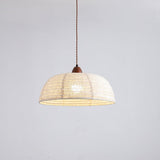Moderne Hanglamp Met Hout En Stof