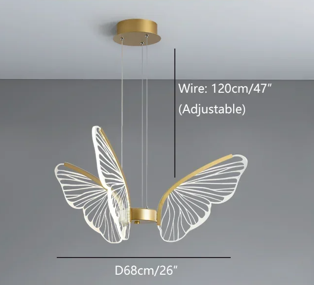 Moonriver LED Vlinder Hanglamp