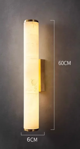 Auralis Lux – Minimalistische Wandlamp van Koper & Marmer