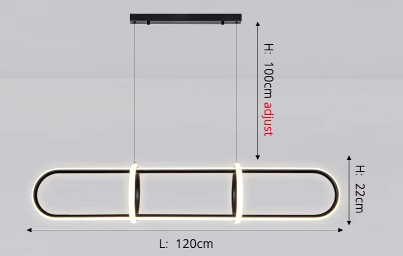 Moderne LED Hanglamp - Stijlvolle Hanglamp voor Woonkamers, Slaapkamers & Hotel