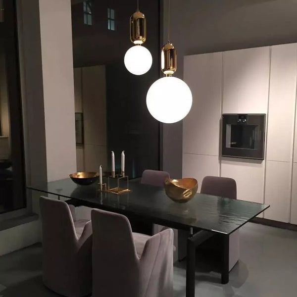 Minimalistische En Opvallende Ballen Hanglamp - hanglampen - sfeerbeeld