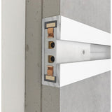 Betec Leuchten Manufactur - Gallery Fotorail Met Elektriciteit Wit/Wit