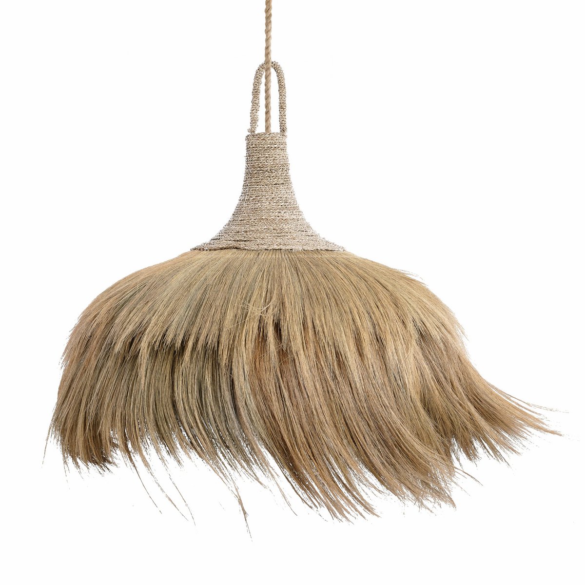 Bazar Bizar Living - De Makiki Hanger - Naturel - XL - hanglampen