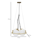 Alexandra Decor - Plafondlamp Japan Vierkant Cm 45X45X20