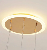 LumaCrest LED Hanglamp – Moderne Art Deco Sfeer voor Eetkamer en Woonruimte