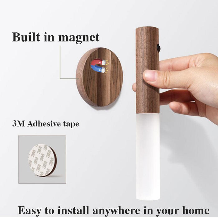 Magnettorch LED Bewegingssensor Oplaadbaar Nachtlampje - wandlampen - close-up