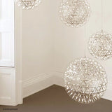 Skapetze - S.Luce Pro Atom 70 Led Hanglamp Metalen Bol 2484Lm Chroom