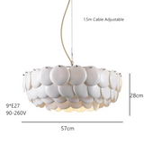 Franse Handgemaakte Luxe Keramische Kroonluchter