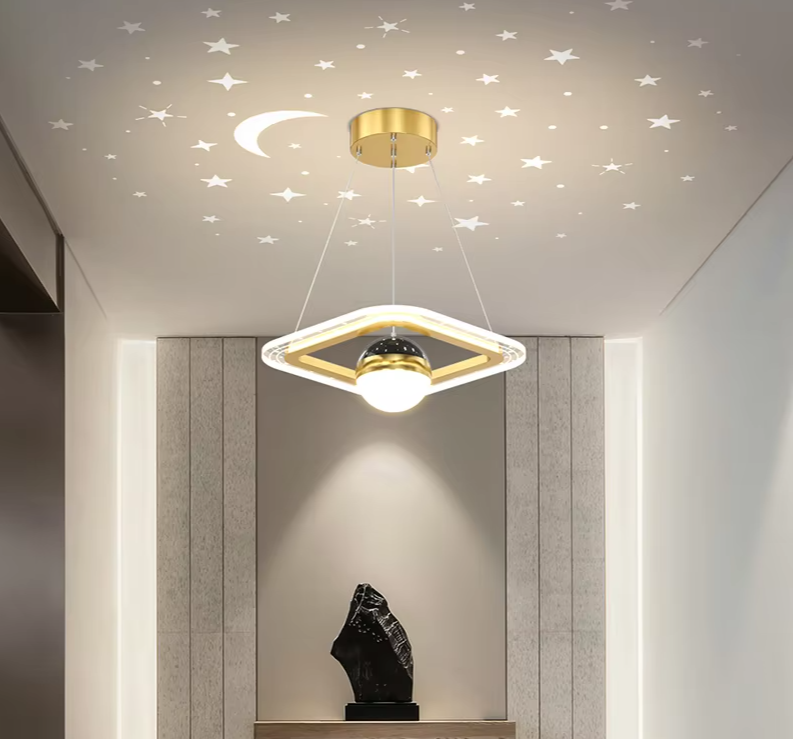 LunaNova LED Plafondlamp met Sterrenprojectie - hanglampen