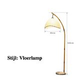 ZenGlow Wabi-Sabi LED Vloerlamp – Scandinavisch Minimalisme & Japans Design voor een Rustgevende Sfeer