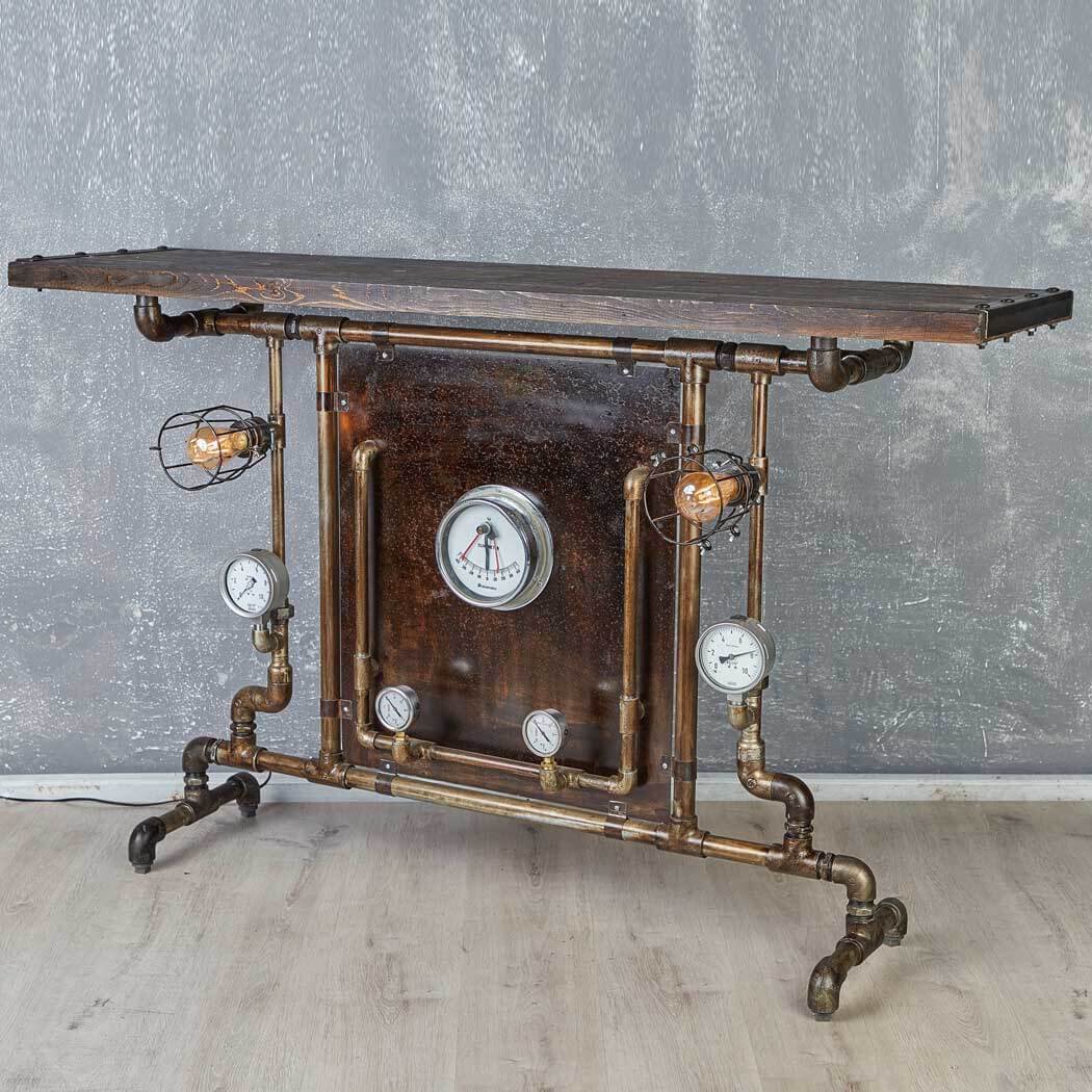 Gouden Varkens - Steampunk-Tafellamp - tafellampen