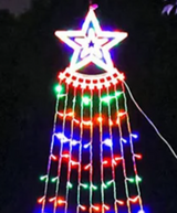 LumiCascade Kerst Waterfall LED Sterrenverlichting – 350 LED’s