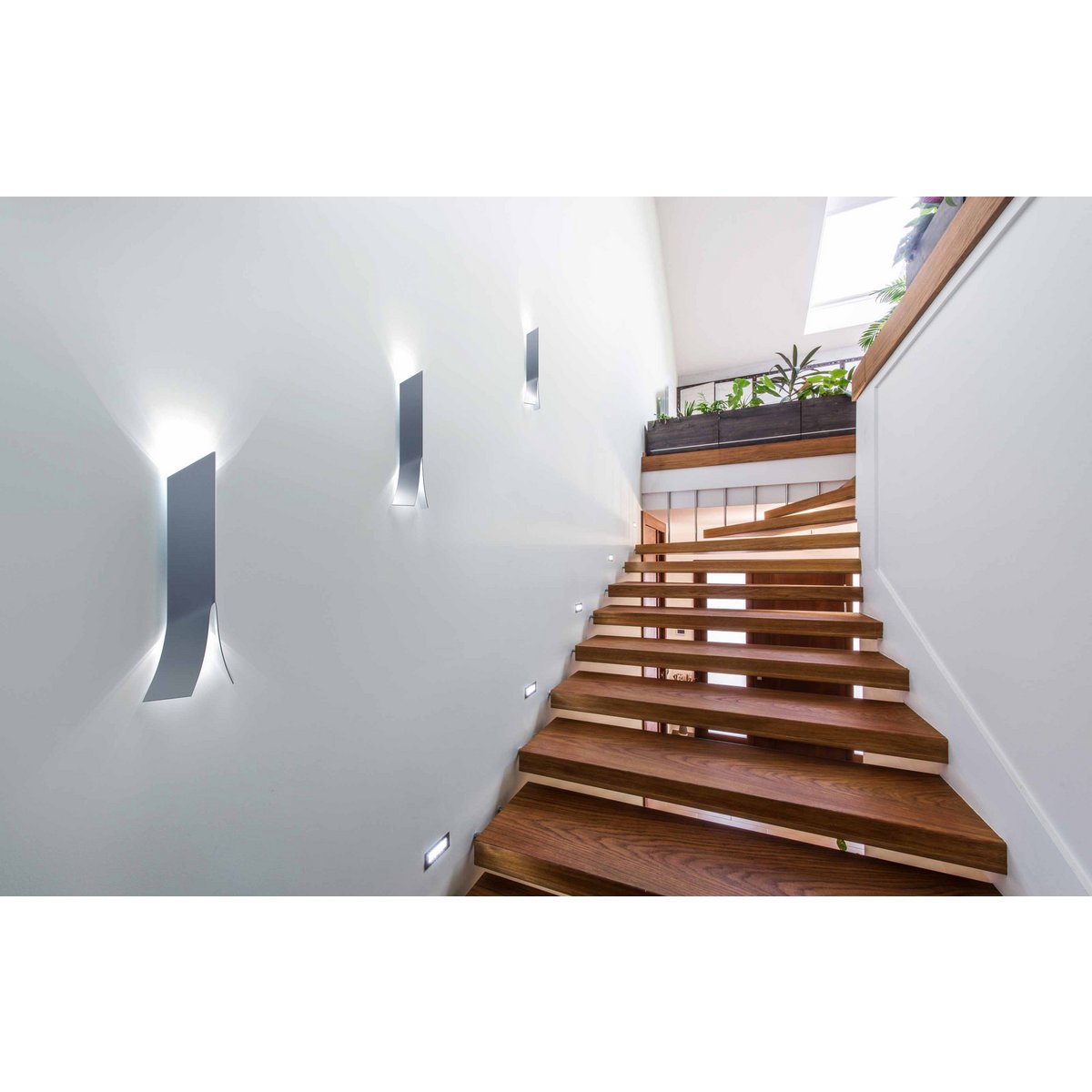 Betec Leuchten Manufactur - Palus 2 Wandlamp Led Zilver - wandlampen